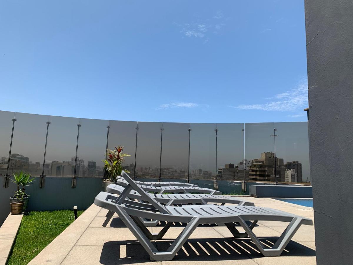 Acogedor Dpto En San Isidro Excelente Vista, Piscina Y Wifi Apartamento Lima Exterior foto