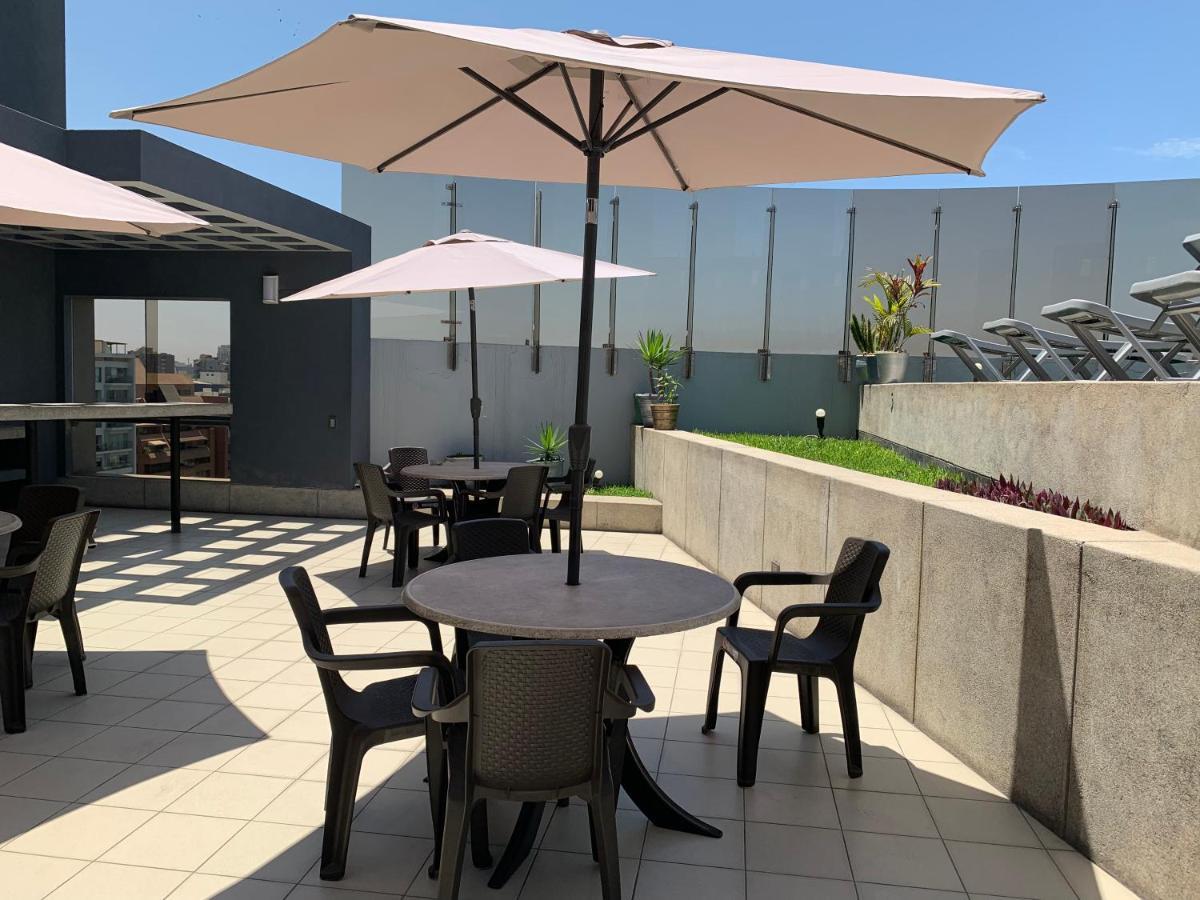 Acogedor Dpto En San Isidro Excelente Vista, Piscina Y Wifi Apartamento Lima Exterior foto